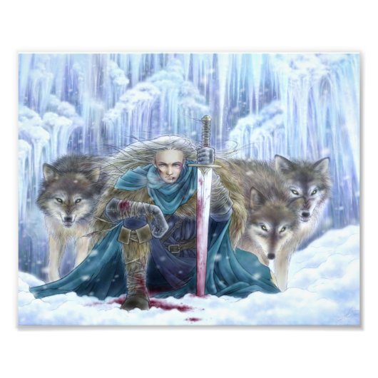 Tempest of Iceファンタジーアートフォトプリント フォトプリント (正面)