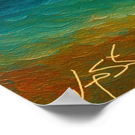 Tempest Serenade Abstract ポスター (角)