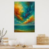 Tempest Serenade Abstract ポスター (キッチン)