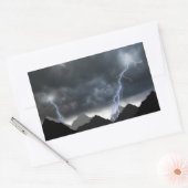 Tempête sur la montagne 長方形シール (封筒)