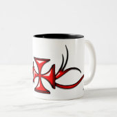 Templarの十字のマグ ツートーンマグカップ (正面右)