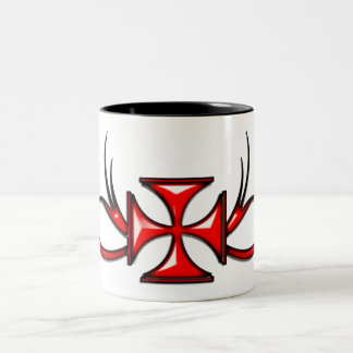 Templarの十字のマグ ツートーンマグカップ