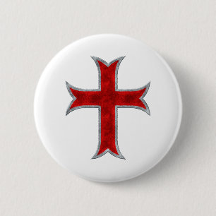 Templarの十字 缶バッジ