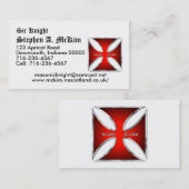 Templarの名刺のテンプレート 名刺 (正面/裏面)