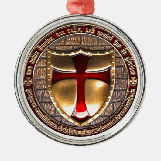 TEMPLARの硬貨 メタルオーナメント (正面)