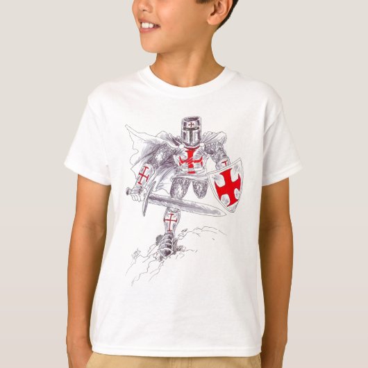 Templarの騎士芸術 Tシャツ (正面)