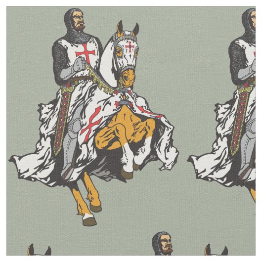 Templarの騎士 ファブリック (クローズアップ)