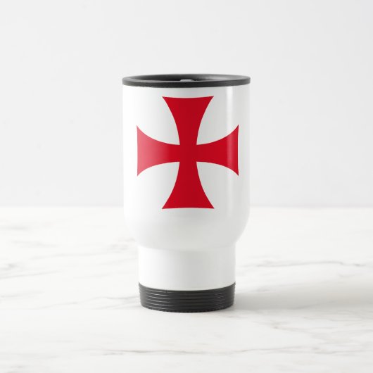 Templar Cross Crusader Travel Mug トラベルマグ (中央)