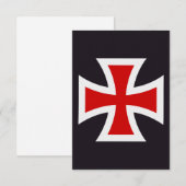 Templar Cross Holy Card サンキューカード (正面/裏面)