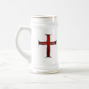 Templar Dblのロゴのマグ ビールジョッキ