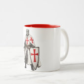 Templar Knight Crusader Coffee Mug ツートーンマグカップ (正面右)