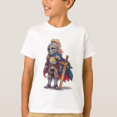 Templar Knight Crusader Kid's Tee Shirt Tシャツ (正面)