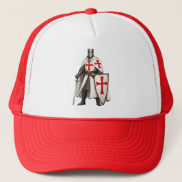Templar Knight Crusader Trucker Hat キャップ