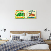 Templar Peas LabelGrand Rapids, MI キャンバスプリント (インサイチュ (寝室))