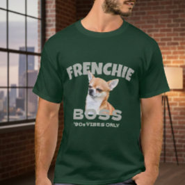 Template Men's T-Shirts Pet Puppy Custom Frenchie  Tシャツ