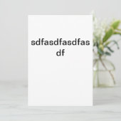 template no customize 招待状 (スタンド正面)