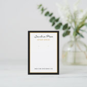TEMPLATE Simple Earring Jewelry Display Card 名刺 (スタンド正面)