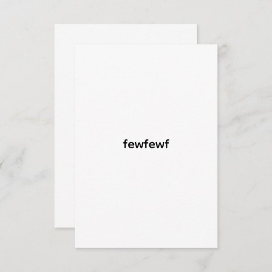 Template Test 招待状 (正面/裏面)