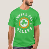 TEMPLE BAR DUBLIN Ireland Shamrock Irish Pride Tシャツ (正面)