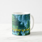 Temple Castle of the Secret Jade Throne コーヒーマグカップ (正面右)