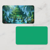 Temple Castle of the Secret Jade Throne Bookmark 名刺 (正面/裏面)
