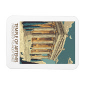 Temple of Artemis Seven Wonders of the World Art マグネット (横)