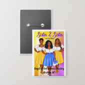 Temple of God Women's Ministry 缶バッジ (正面/裏面)