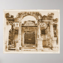 Temple of Hadrian, Ephesus POSTER ポスター