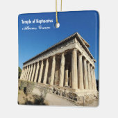 Temple of Hephaestus Athens Greece Souvenir セラミックオーナメント (左)