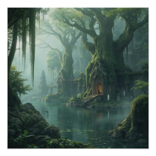 Temple of Moss and Mist ポスター (正面)