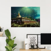 Temple Of The Coral Reef – ポスター (ホームオフィス)