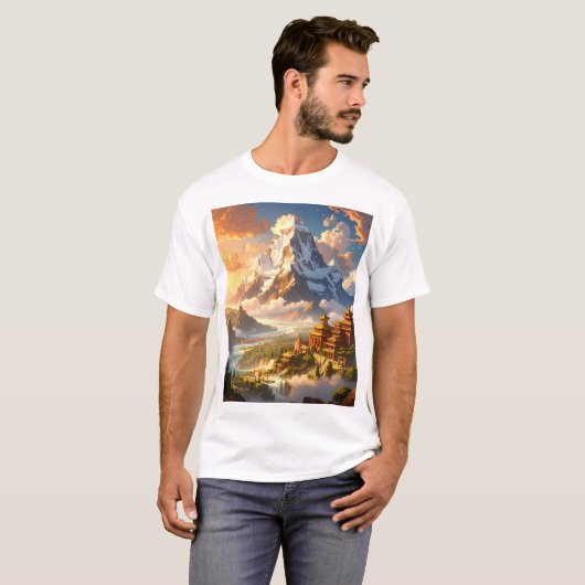 Temple of Tranquil Peaks Tシャツ (正面フル)