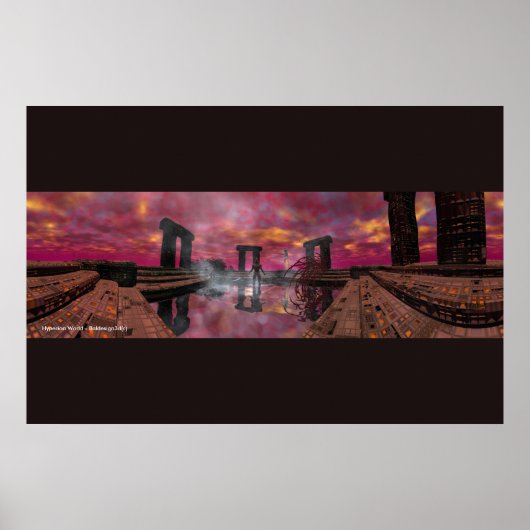 TEMPLE OF WATER /HYPERION WORLD ,SF ポスター (正面)