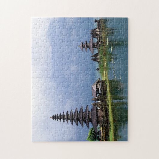 Temple on a Lake ジグソーパズル (縦)