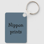 Temple on the river - Japan キーホルダー (裏面)