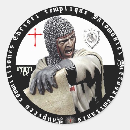 Templer Bote Aufkleber ラウンドシール (正面)