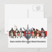 Templer-Brüder Postkarte einfach ポストカード (正面/裏面)