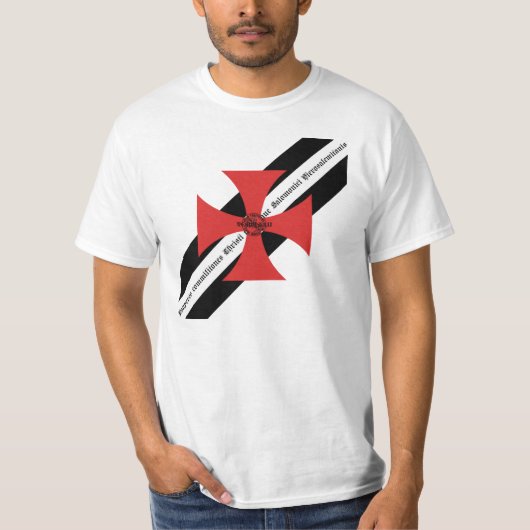 Templer Ego Sum Templarius Shirt Nr. 0215122013 Tシャツ (正面)