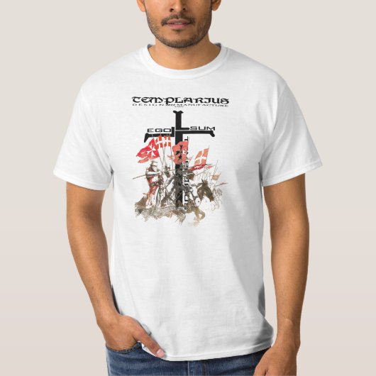 Templer Ego Sum Templarius Shirt Nr. 0915122013 Tシャツ (正面)
