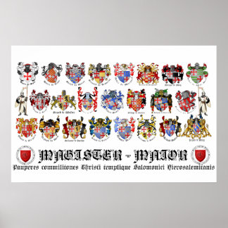 Templer Großmeister-Poster ポスター