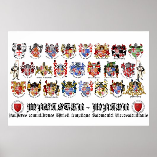 Templer Großmeister-Poster ポスター (正面)