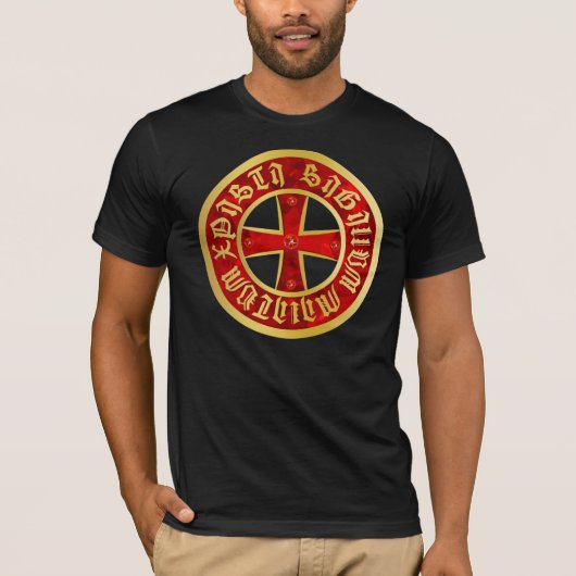 Templer Kreuz T-Shirt beidseitig bedruckt Tシャツ (正面)
