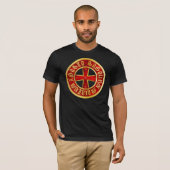 Templer Kreuz T-Shirt beidseitig bedruckt Tシャツ (正面フル)