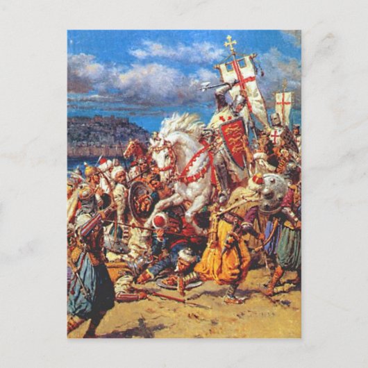 Templer vs. Sarazenen ポストカード (正面)