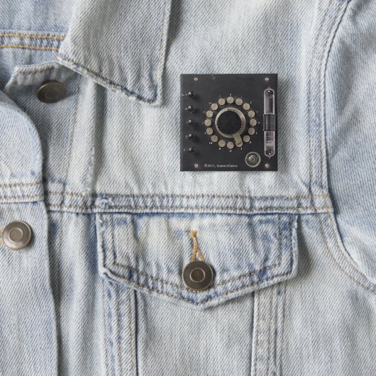 Temple's Ether Condenser教授の 缶バッジ (インサイチュ)