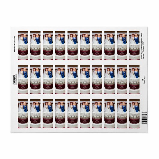 Templetありが結婚とうございます ラベル (フルシート)