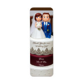 Templetありが結婚とうございます ラベル (正面)