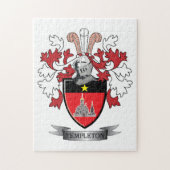 Templetonの家紋の紋章付き外衣 ジグソーパズル (縦)