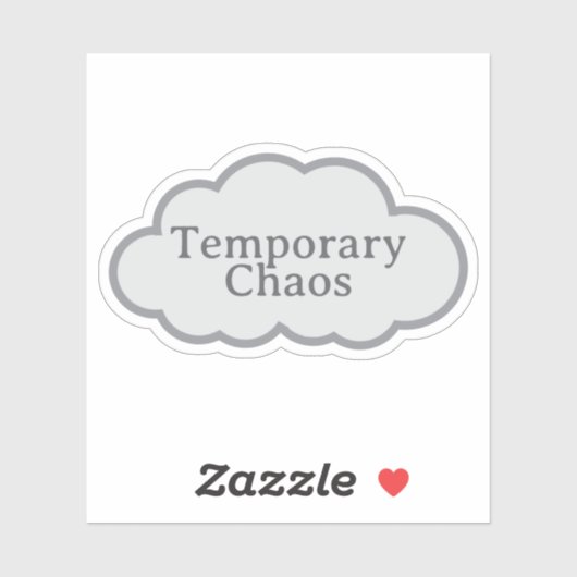Temporary Chaos - Relatable Cloud Sticker シール (シート)