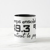 Temps ensoleillé surtout le pays 49.3 マグカップ (中央)